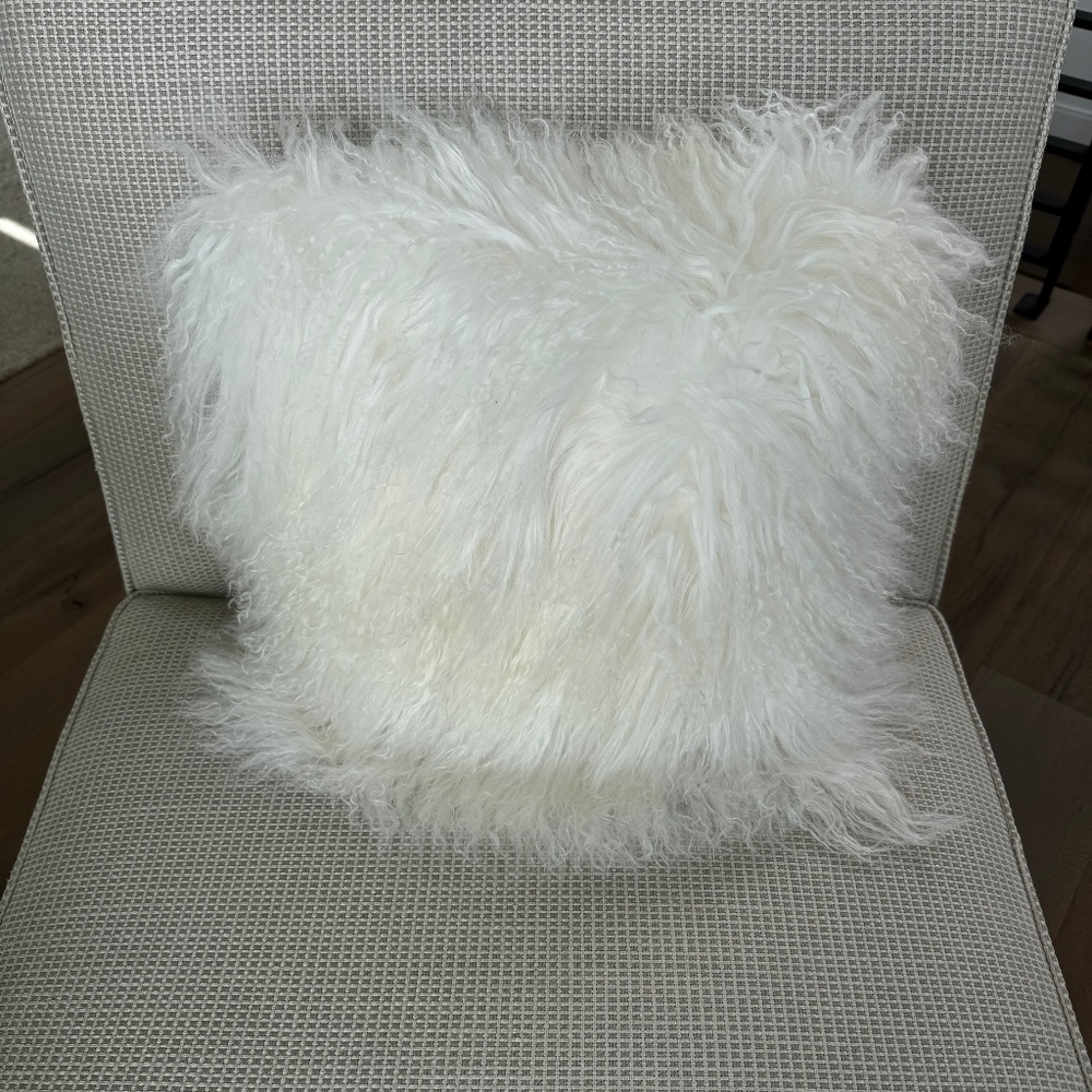 UGG Sheepskin pillow 16x16 with insert.